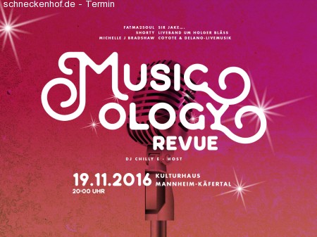 MUSICOLOGY - Musik ist... Revue Werbeplakat