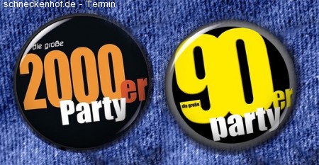 90er & 2000er Party Werbeplakat
