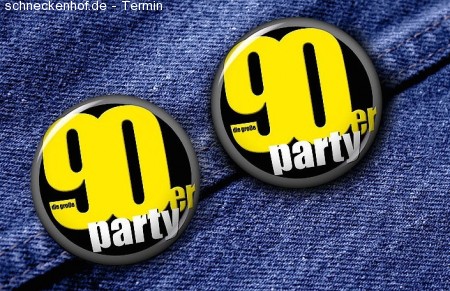 90er Party & Party Classics Werbeplakat