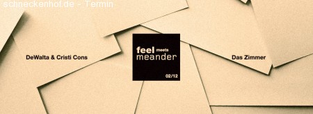 Feel meets Meander Werbeplakat