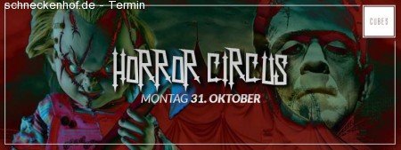Halloween Horror Circus Werbeplakat