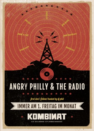Angry Philly & The Radio Werbeplakat