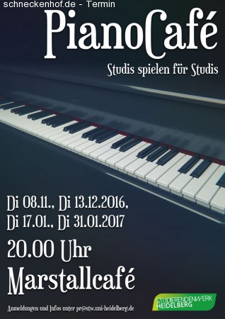 PianoCafé Werbeplakat