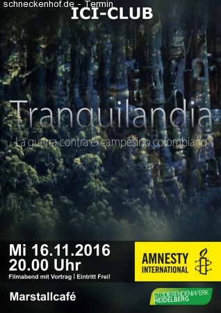 Amnesty International Infofilmabend Werbeplakat