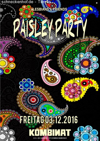 Paisley Party Werbeplakat