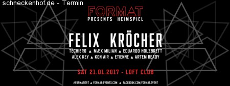 Format pres. Heimspiel with Felix Kröche Werbeplakat
