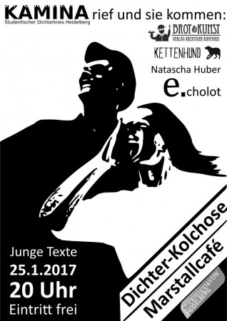 Dichter-Kolchose // Kamina-Dichterkreis Werbeplakat