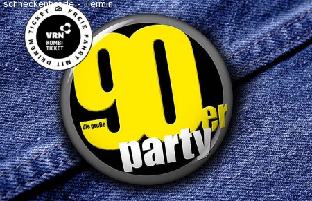 90er Party & Party Classics Werbeplakat