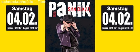 PANIK SYNDIKAT – Udo Lindenberg Tribute Werbeplakat