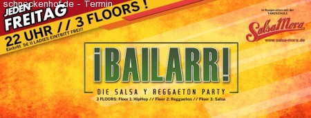 ¡A Bailarr! - Salsa y Reggaeton Werbeplakat