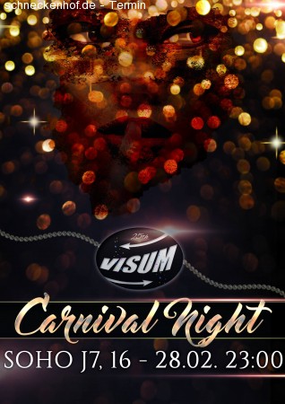 VISUM Carnival Party Werbeplakat