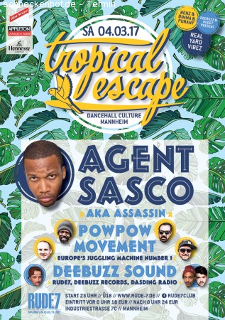 Pow Pow Movement & Agent Sasco (Jamaica) Werbeplakat