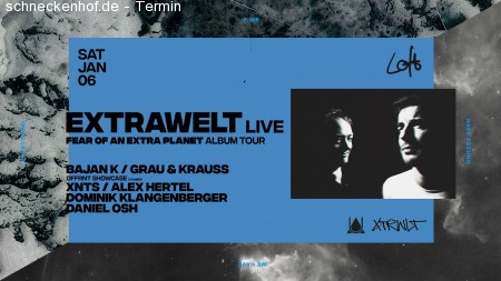 Extrawelt at Loft - Album Tour Werbeplakat