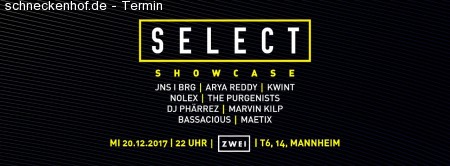 Select Showcase @Disco ZWEI Werbeplakat