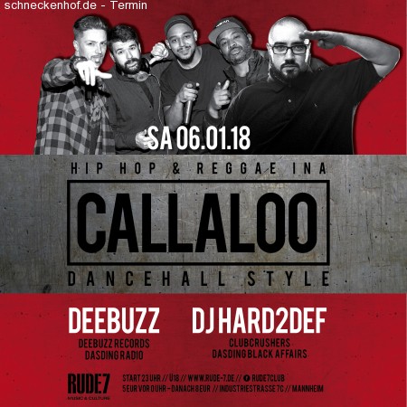 CALLALOO mit Hard2Def & DeeBuzz Werbeplakat