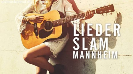 Lieder Slam Mannheim Werbeplakat