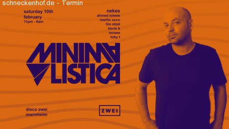 Minimalistica Werbeplakat