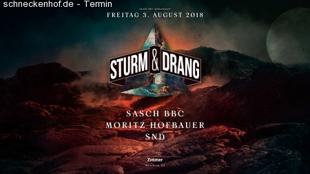 Sturm & Drang präsentiert von Sasch BBC Werbeplakat
