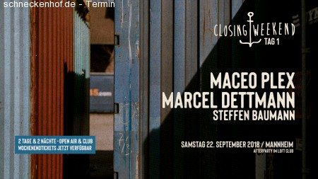 Maceo Plex & Marcel Dettmann am Hafen Werbeplakat