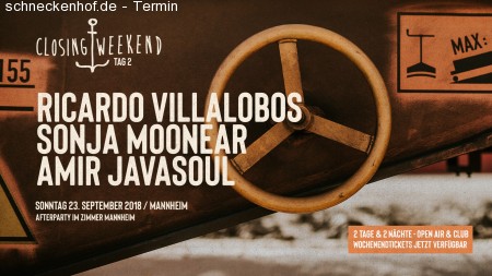 Ricardo Villalobos am Hafen49 Werbeplakat