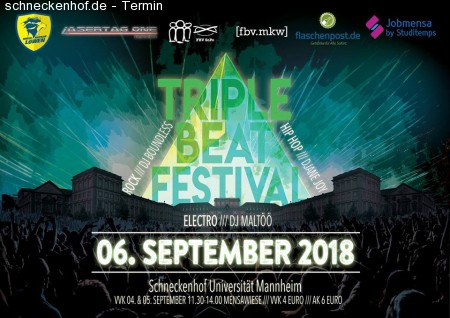 Fotobox - Triple Beat Festival 2.0 Werbeplakat