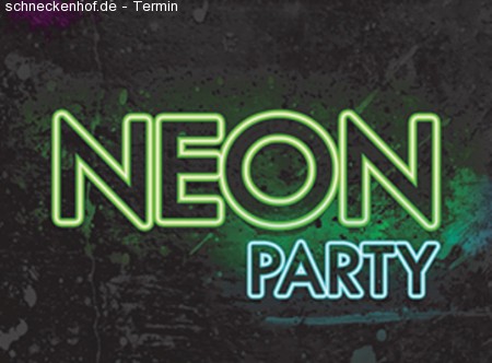 VISUM Neon Party Werbeplakat