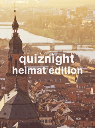 Quiz Night - Heimat Edition Werbeplakat