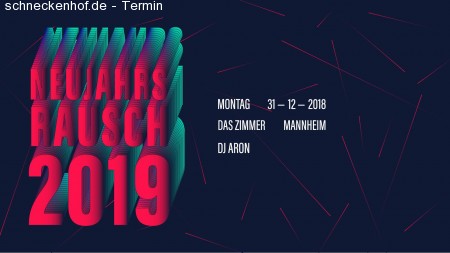 Neujahrsrausch Werbeplakat