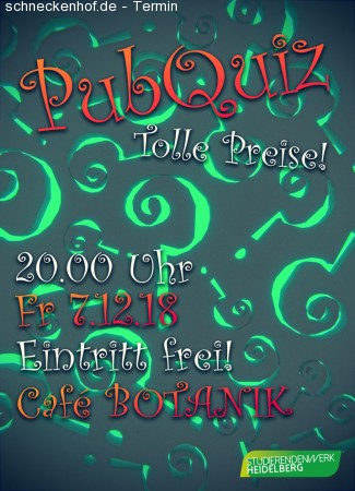 Pubquiz Werbeplakat