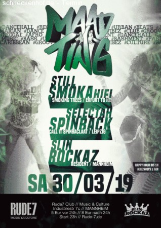 MAAD TING Werbeplakat