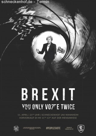Brexit - You only vote twice Werbeplakat