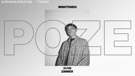 POZE mit Minhtendo (RIN/ Tour DJ) Werbeplakat