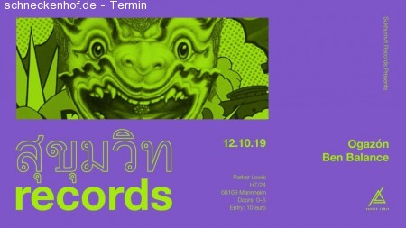 Sound Of Sukhumvit Ogazón & Ben Balance Werbeplakat