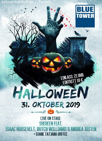 Halloween 2019 im BlueTower Werbeplakat