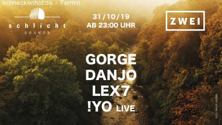 schlichtSOUNDS pres. schlichtClub Werbeplakat