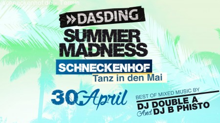 DASDING SummerMadness // Tanz in den Mai Werbeplakat