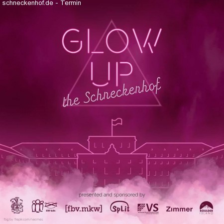 Glow Up the Schneckenhof Werbeplakat