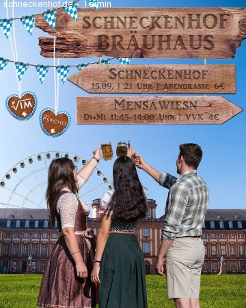Schneckenhof Bräuhaus Werbeplakat