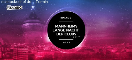 Mannheims lange Nacht der Clubs & Bars Werbeplakat