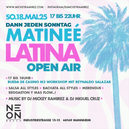 Matineé Latina Werbeplakat