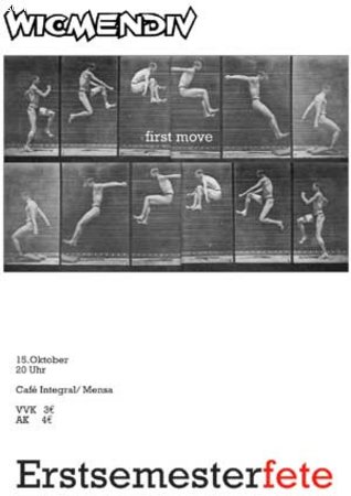 Ersti-Fete Werbeplakat