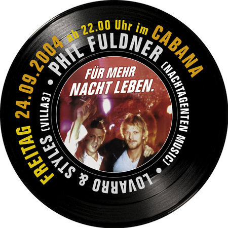 West Nachtclub - Phil Fuldner Werbeplakat