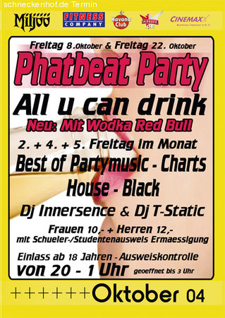 Phatbeat Party Werbeplakat