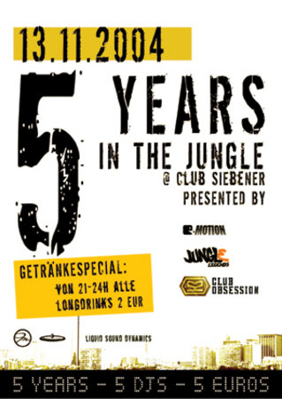 5 Years In The Jungle Werbeplakat
