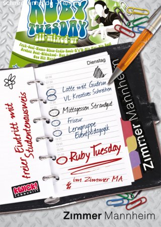 Ruby Tuesday Werbeplakat