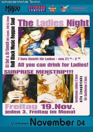 Ladies Night Werbeplakat