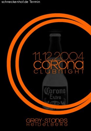 Corona-Clubnight Werbeplakat