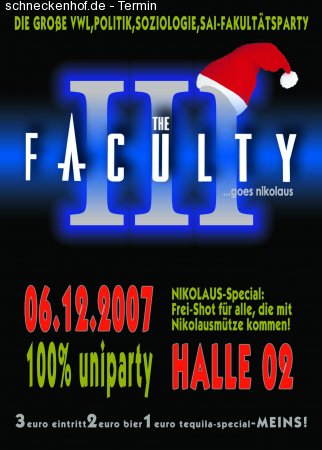 Faculty III Werbeplakat