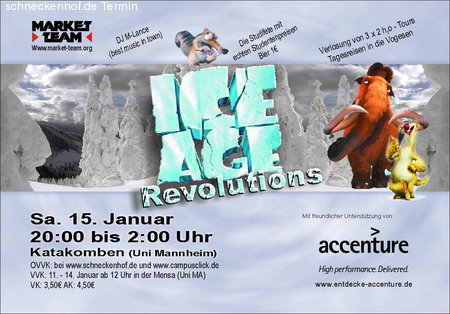 Ice Age Revolutions Werbeplakat