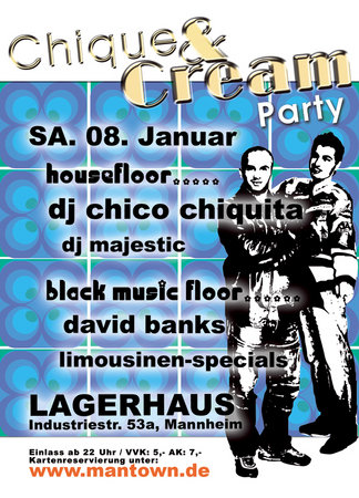 Chique & Cream Werbeplakat